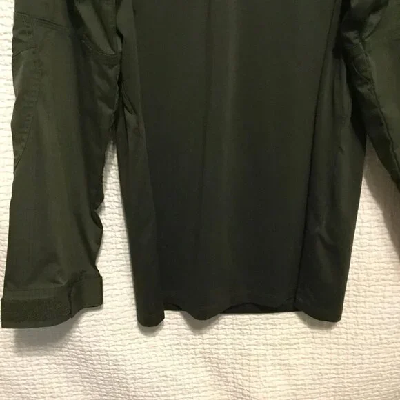 5.11 Tactical Softshell Quarter Zip Military Jacket Size Medium Army Green
